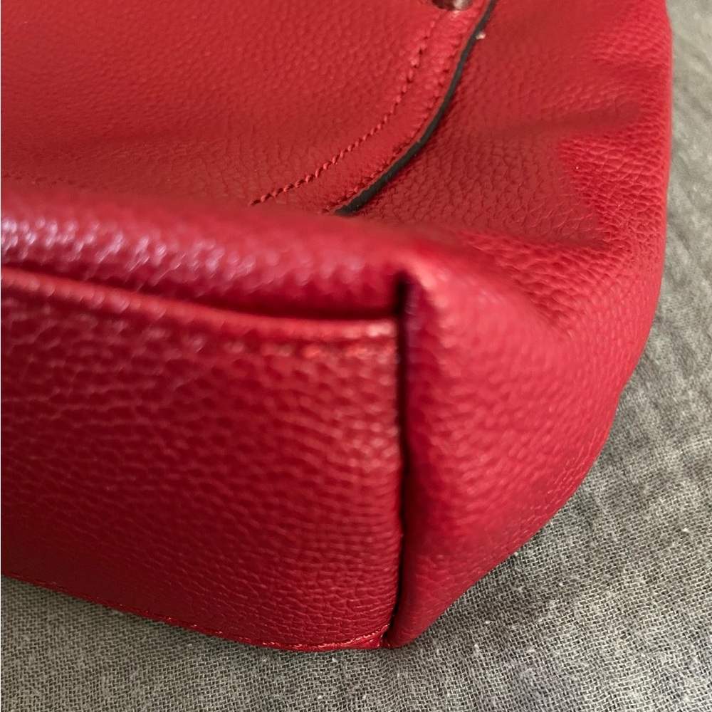 Dana Buchman deep cherry red medium crossbody bag purse super clean EUC - Picture 9 of 10